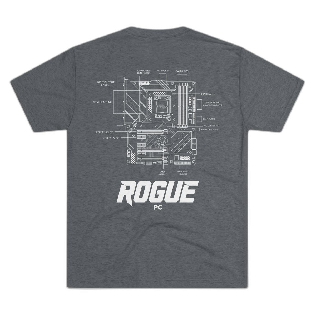 Rogue PC Motherboard Blueprint Tee