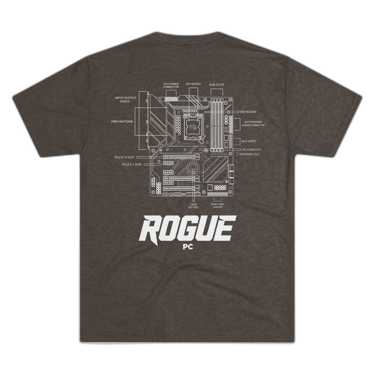 Rogue PC Motherboard Blueprint Tee