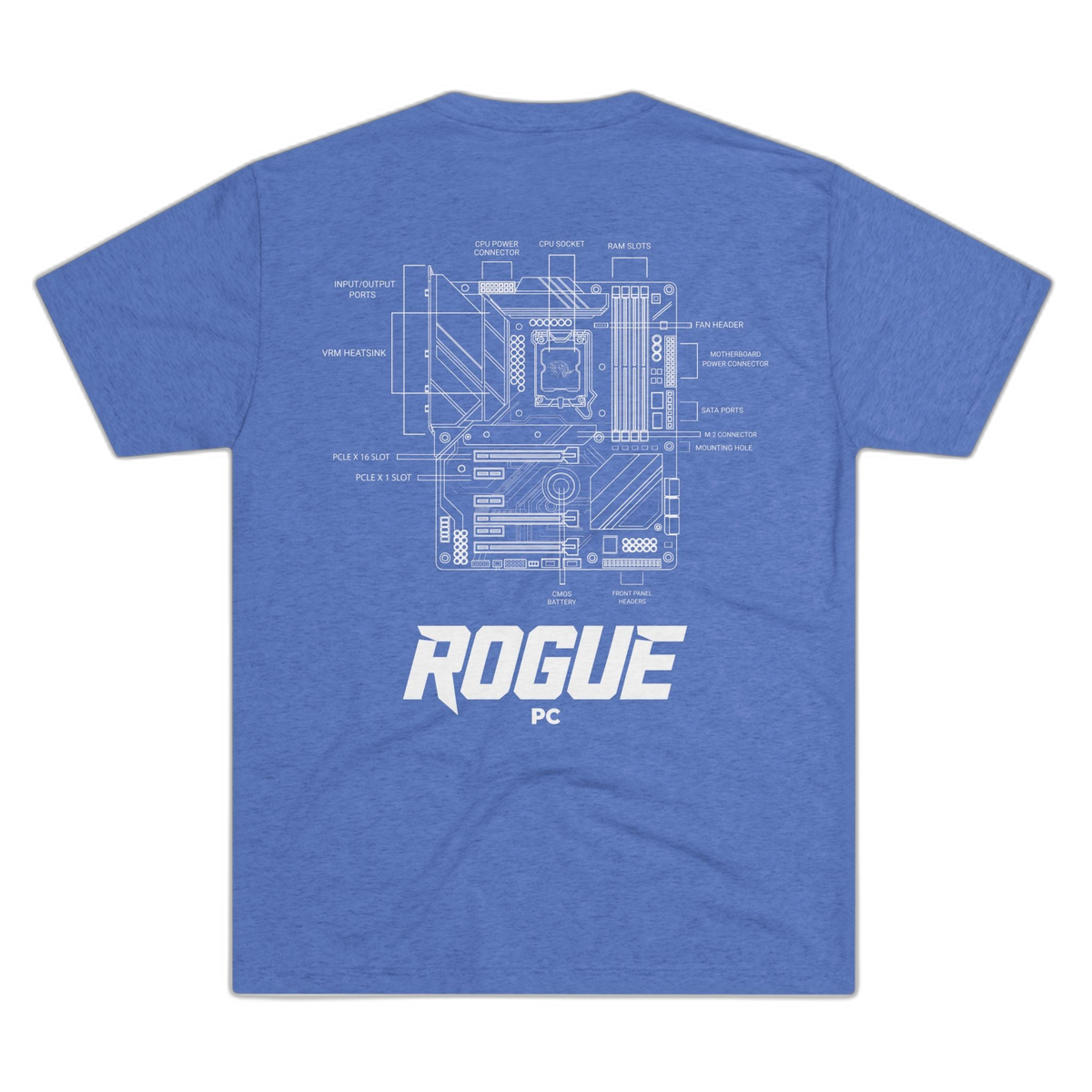 Rogue PC Motherboard Blueprint Tee