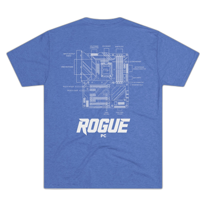 Rogue PC Motherboard Blueprint Tee