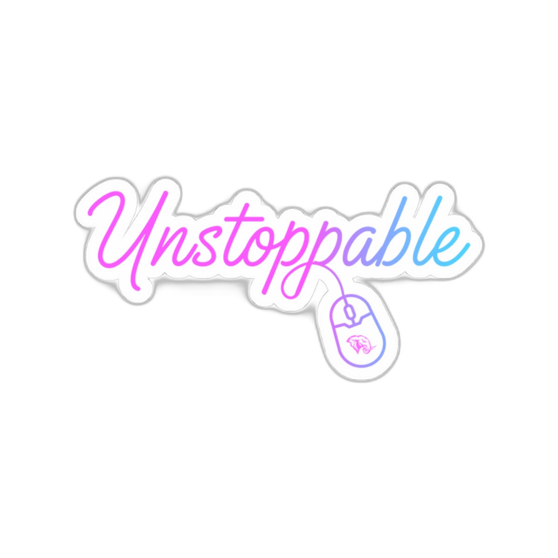 Rogue Unstoppable Woman Sticker