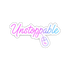 Rogue Unstoppable Woman Sticker