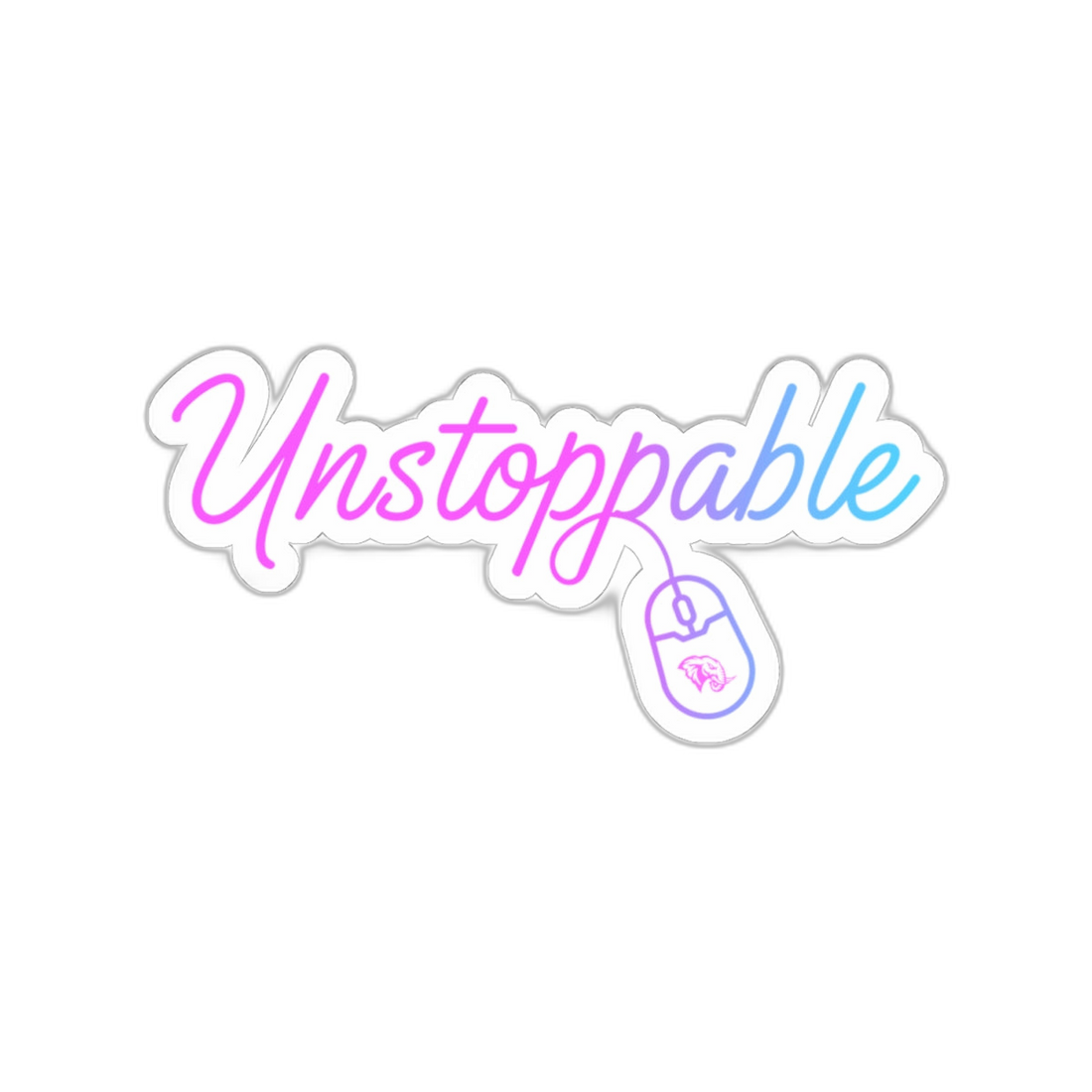 Rogue Unstoppable Woman Sticker